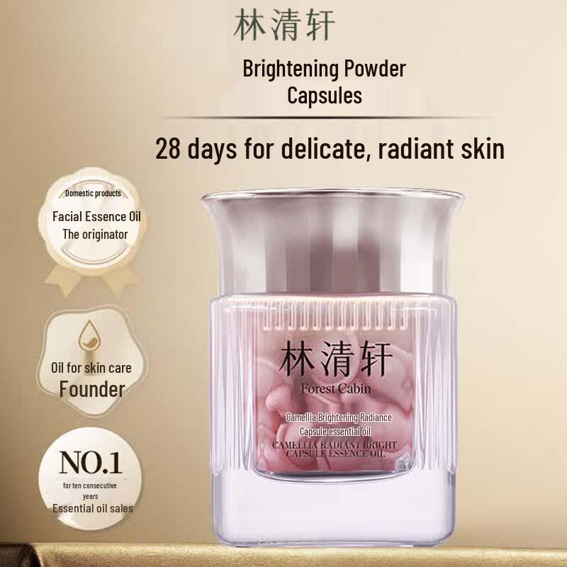 Forest Cabin Camellia Brightening Radiance Capsule Essence Oil