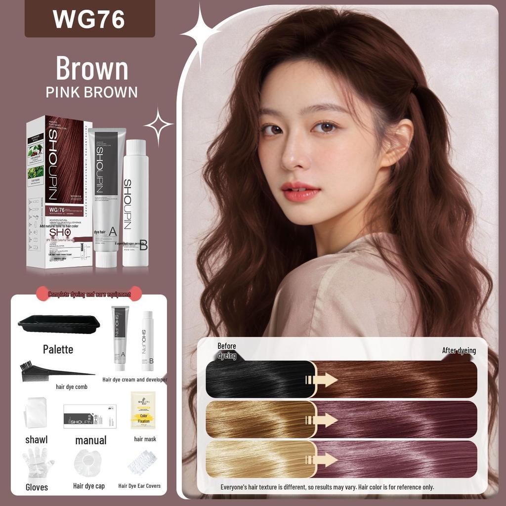 Premium Gift Box: Natural Black & Gray-Brown Linen Hair Dye Cream - Youthful, Vibrant, Plant-Based Formula