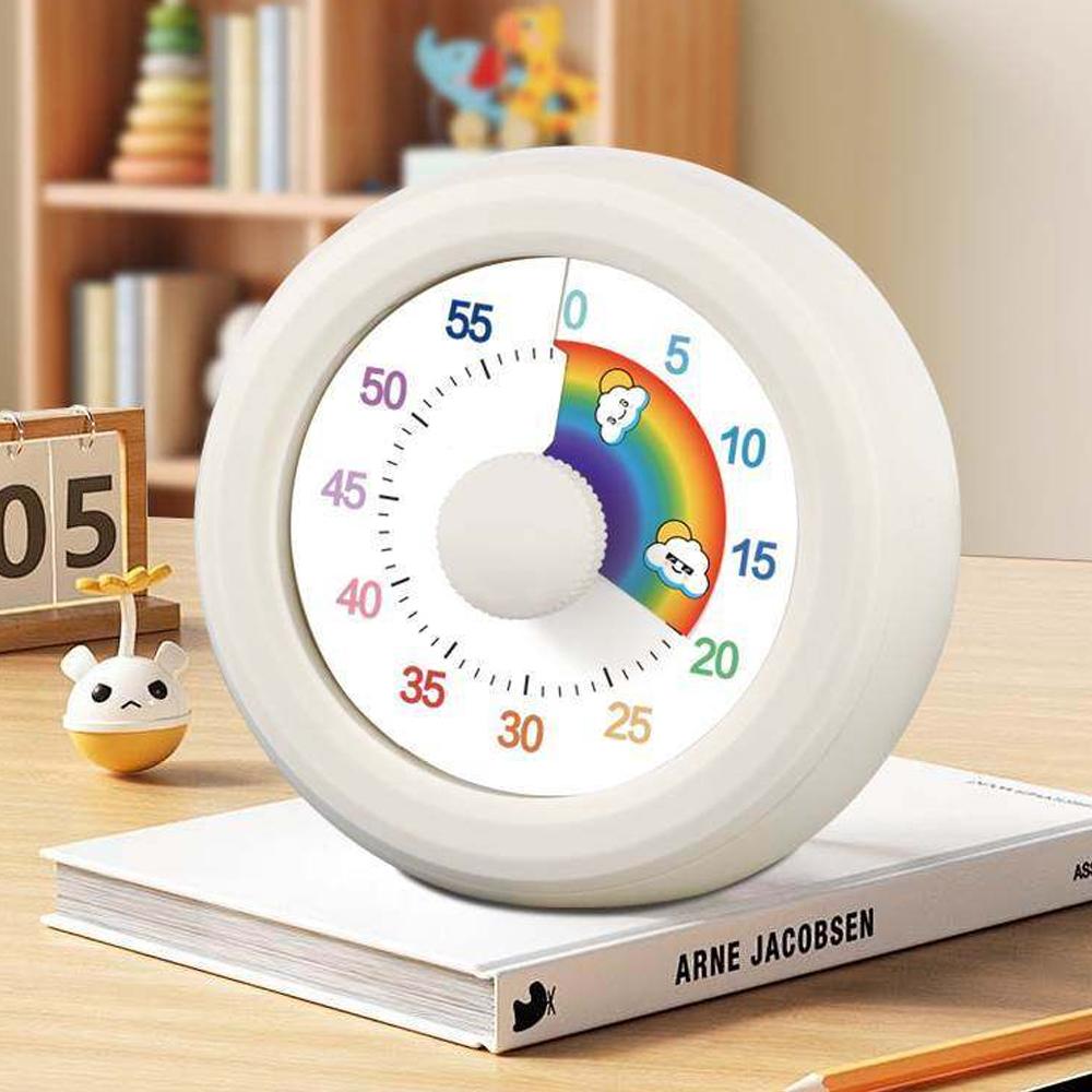 1PC Round Visual Timer Children Self-discipline Tool Countdown 60-minute  Cooking Homework Stopwatch Time Management