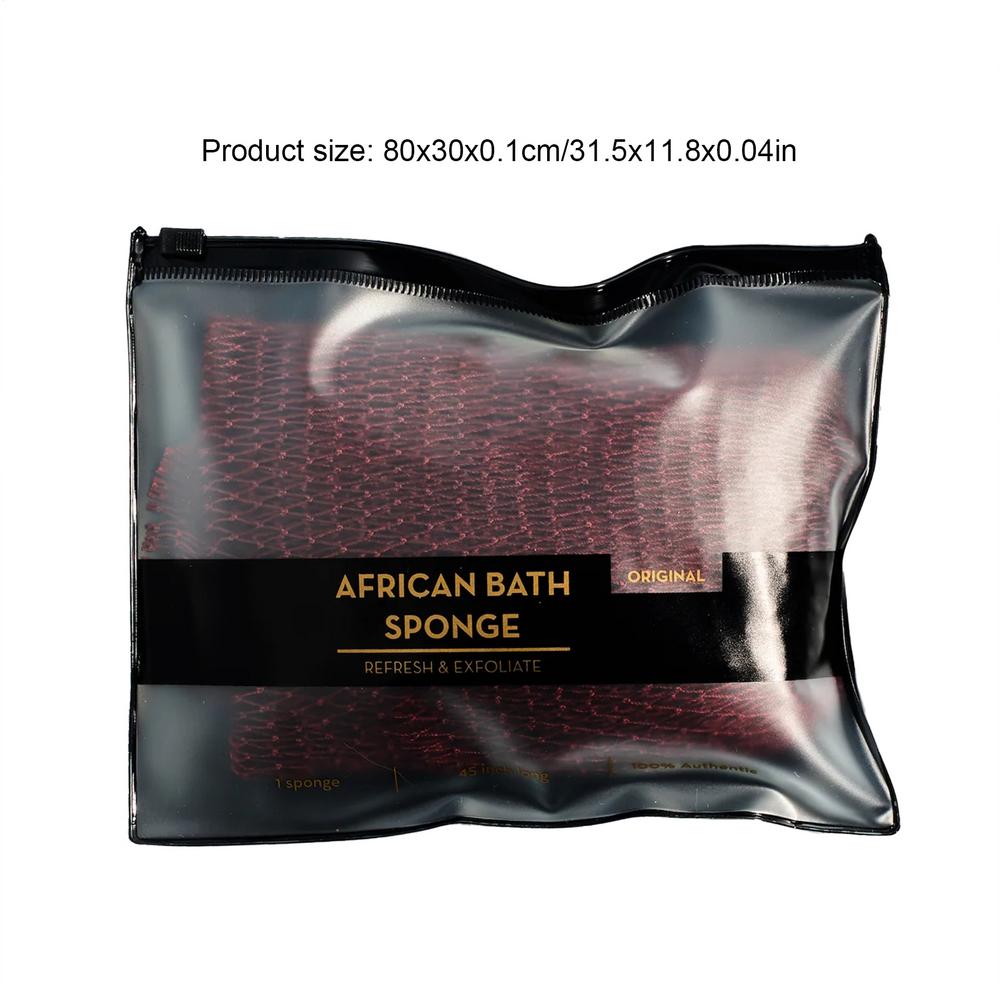 Exfoliating Mesh Sponge Reusable Face Body Scrub Sponge African Bath Sponge Towel For Skin Smoother Daily Cleansing