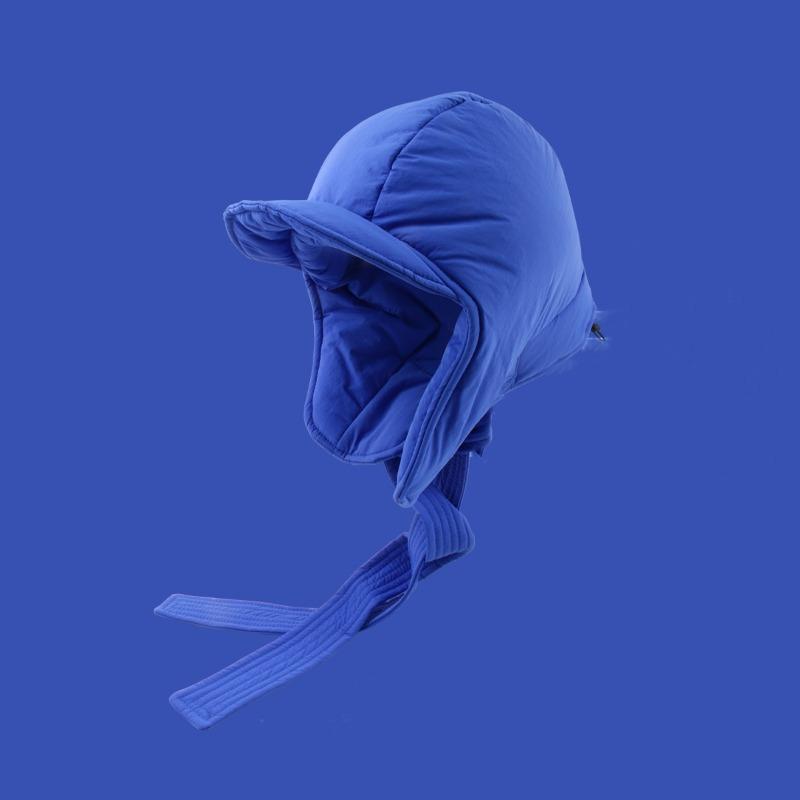 Winter new down child cold-proof thickened bag head hat fashionable versatile cycling ear hat men and women