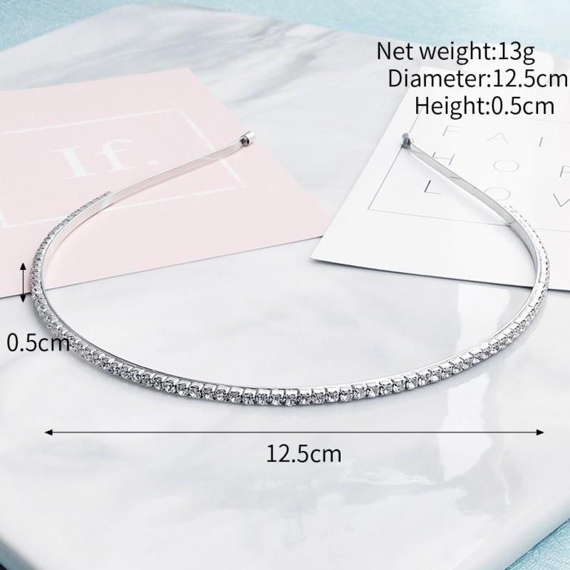 Korean Style Bride Jewelry Hair Headband Wedding Children s Ultra-fine Metal Female
