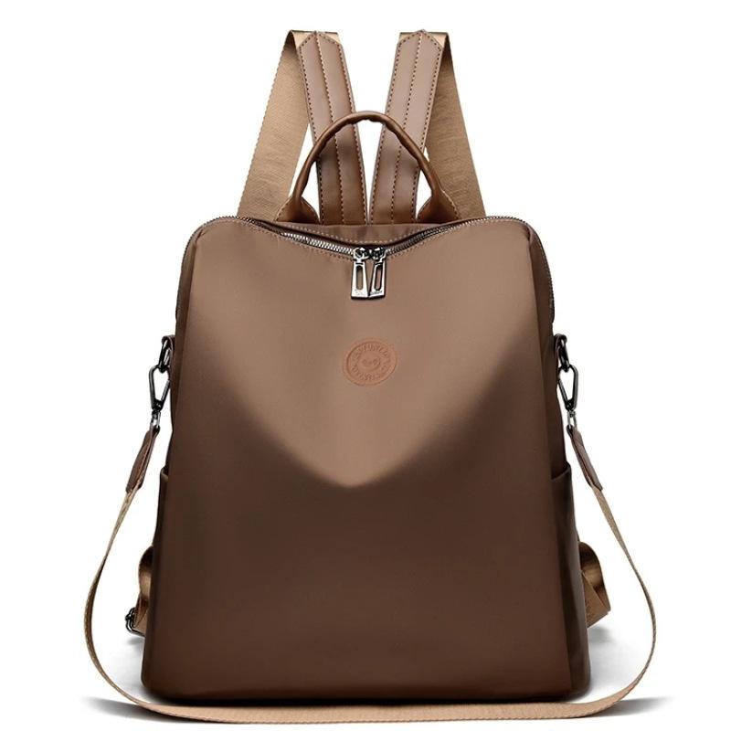 Backpack Women's 2025 New Trendy Simple Versatile Oxford Fabric Lightweight Large Capacity Travel Women's Commuter Shoulder Backpack