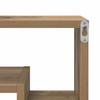 Wall Shelf with Shelf Artisan Oak 82 X 15 X 51 Cm Wood Based Material