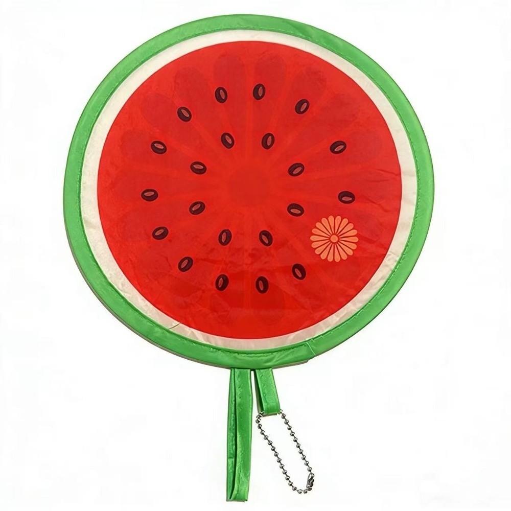 Fruit Style Round Foldable Hand Fans Portable Cooling Fans Cute Handheld Folding Fan Summer Events