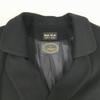 USED/90s Japan Ga-Ka Cashmere 100% Long Coat Outer 9AB-2 Women M Black Double Breasted