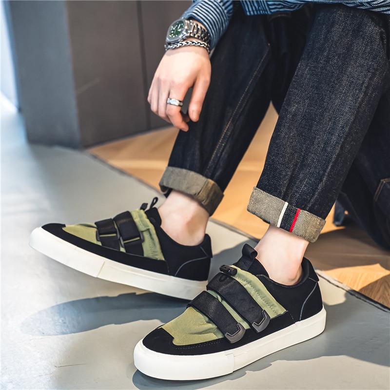 Trend Pánské Obuv pro volný čas Tenisky na plátno Pro muže Pohodlné Vulkanizované Boty Pánské Ploché Pánské Tenisky Boty Britský styl