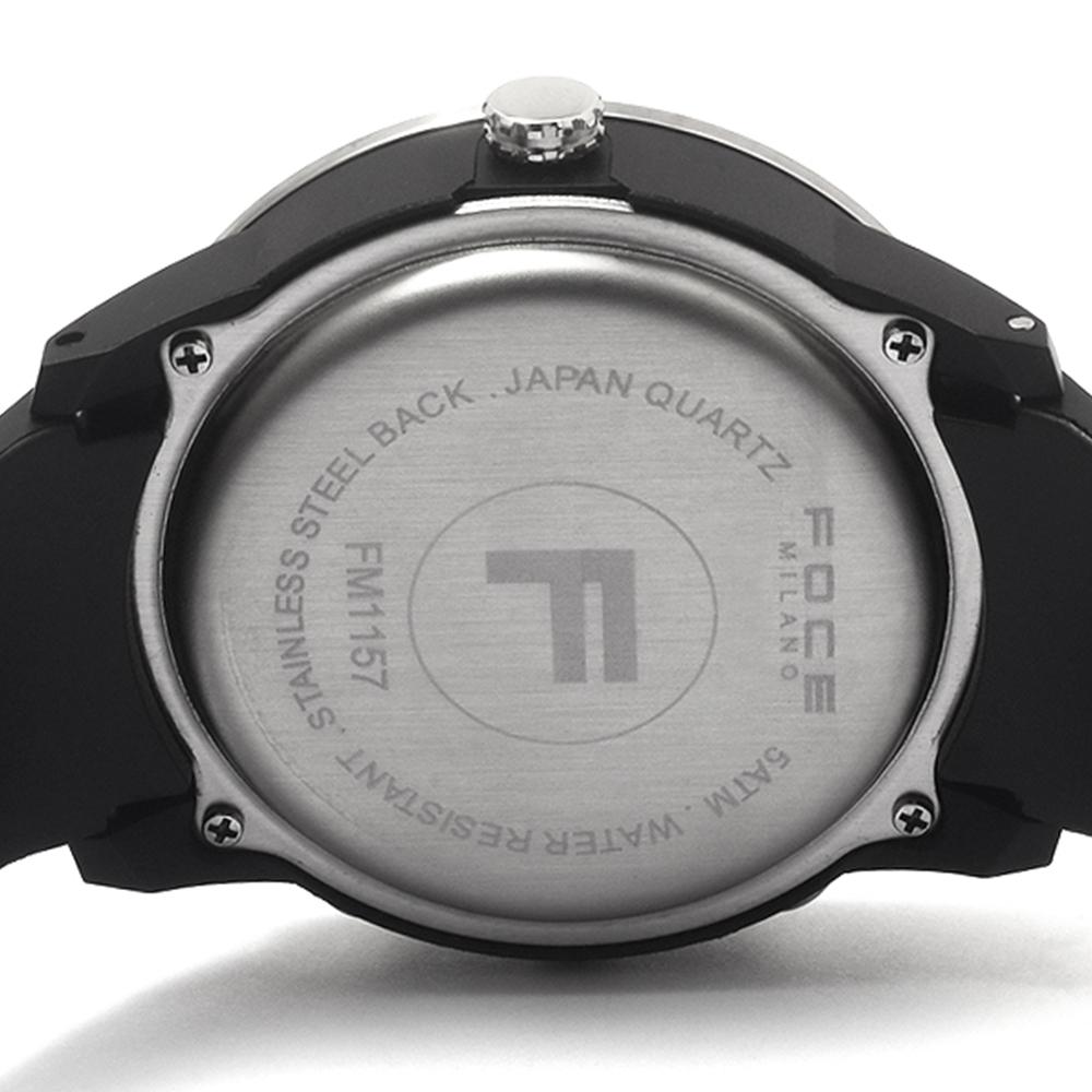 Poche Analog Digital Urethane Band Wristwatch Fm1157W-Rd