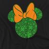 Disney Unisex Adult Shamrock Ears Minnie Mouse St Patricks Day T-Shirt