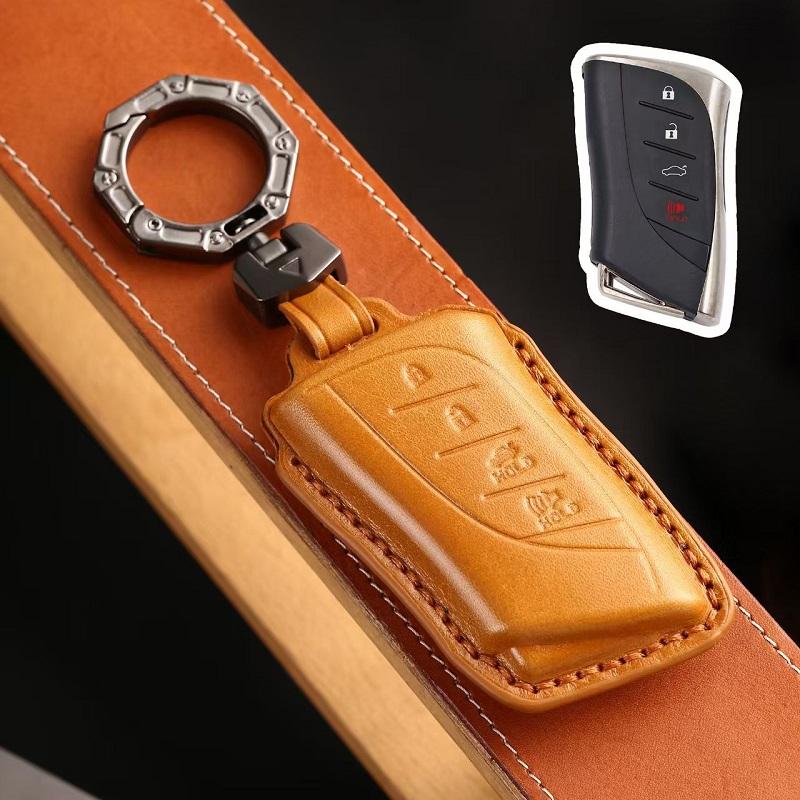 S Genuine Leather Car Remote Key Fob Cover Key Case For Lexus Es300H Es350 Es200 Es260 Ls350 Ls500H Fob Key