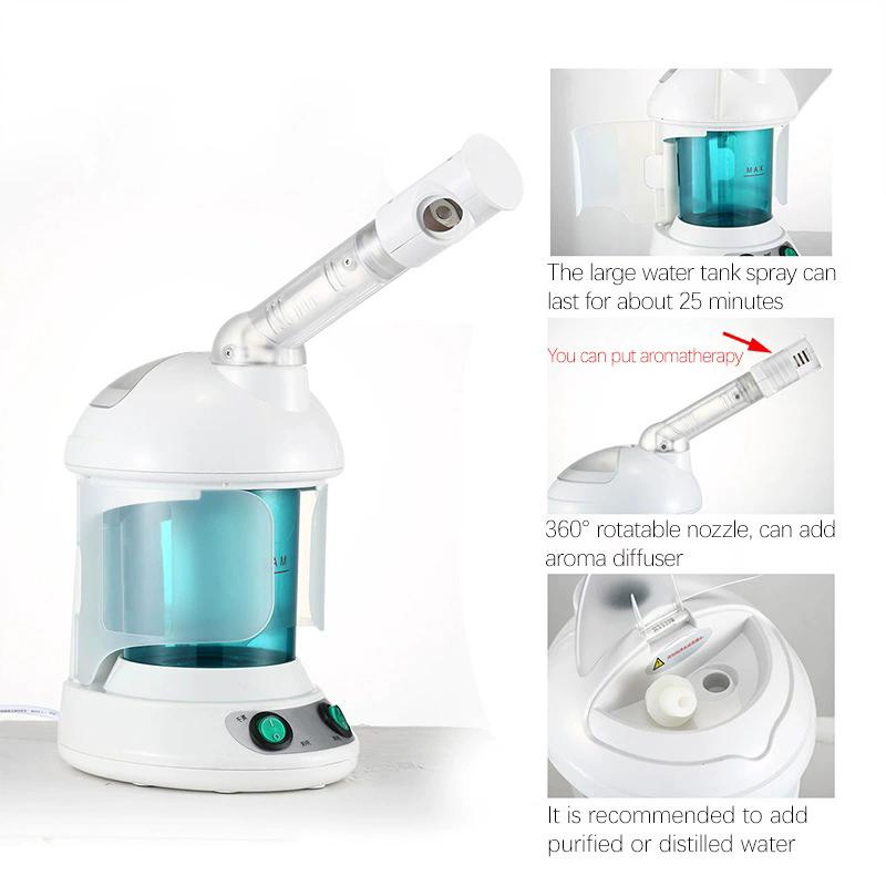 Professional Humidifier Facial Steamer Skin Face Spray Fogger Moisturizer Care Tool Nanomister Nebulizer Vaporizer Steam Machine