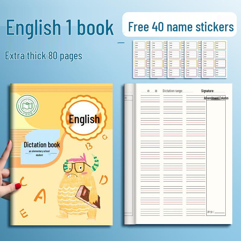 Englisches Diktatheft für Grund- und Sekundarschüler: Klassen 3-6