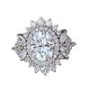 Luxury European and American Fashion Ring Women, Luxurious Temperament Crown Couple Ring, Two Sets of High-end Rings
