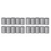 20 Pcs   Conditioning Joint Cover Aluminum AC Hose Tube Connector Cover Pipe Fitting  