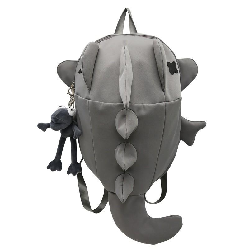 New Cute Little Dinosaur Backpack Primary School Students Three-dimensional Cartoon Monster Children's Travel