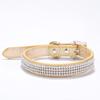 Dog collar Shiny rhinestone Dog collar Soft and comfortable Suitable for large, medium and small dogs Fashion pet collar