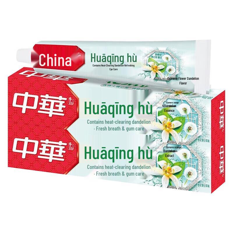 Zhonghua Fresh Breath Toothpaste Orange Blossom Dandelion (2-Pack)