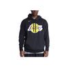 Nike X NBA Los Angeles Lakers Moletom com Capuz Logo Masculino Moletons Preto DN4709-010