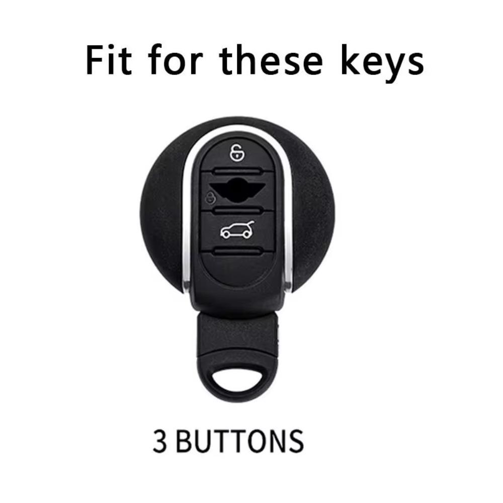 3 Buttons For BMW MINI COOPER S ONE JCW F54 F55 F56 F57 F60 R55 R56 R57 CLUBMAN COUNTRYMAN TPU Car Key Case Cover Shell Fob