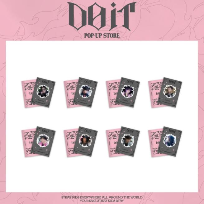 Forhåndsbestill Stray Kids DO IT POP-UP Store MD Mini Klistremerkebok
