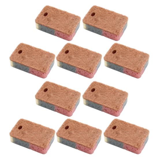 5/10Pcs Dishwashing Sponge Effective Cleaning Multifunctional Scratch-free Countertop Cleaning Sponge