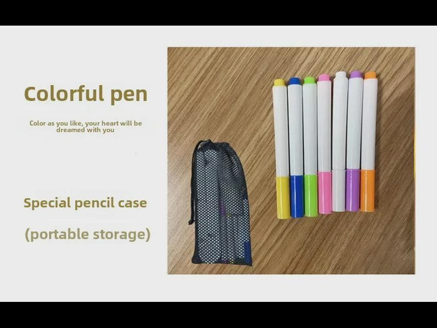 Beleuchtete Acryl-Schreibtafel für Kinder – löschbar, eigenständig, Cartoon-Design mit Licht