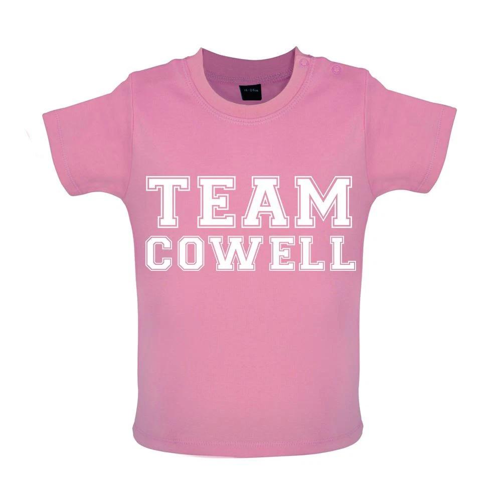

Team Cowell -Baby Kids Boys Girls Unisex T-Shirt / Romper Tees Top- Love Bgt Simon Richter Talent Fan Britains 140