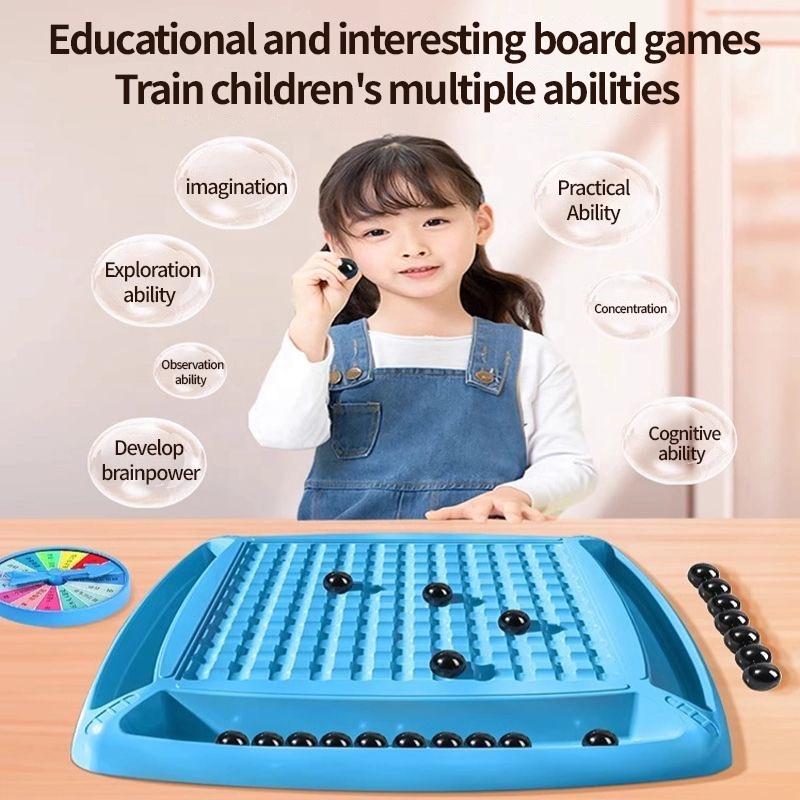 Magnetism -sensing Chess Table Toys Child Puzzle Magnetism Game Pieces Parent-child Interactive Play Logical Exercise Toys