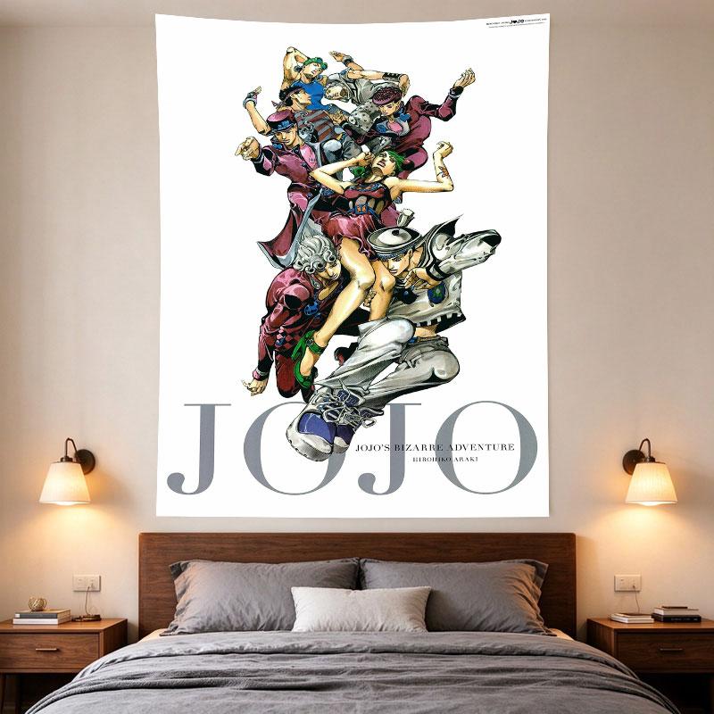 JoJo's Bizarre Adventure Hirohiko Araki Exhibition Poster All JoJos Dynamic Poses