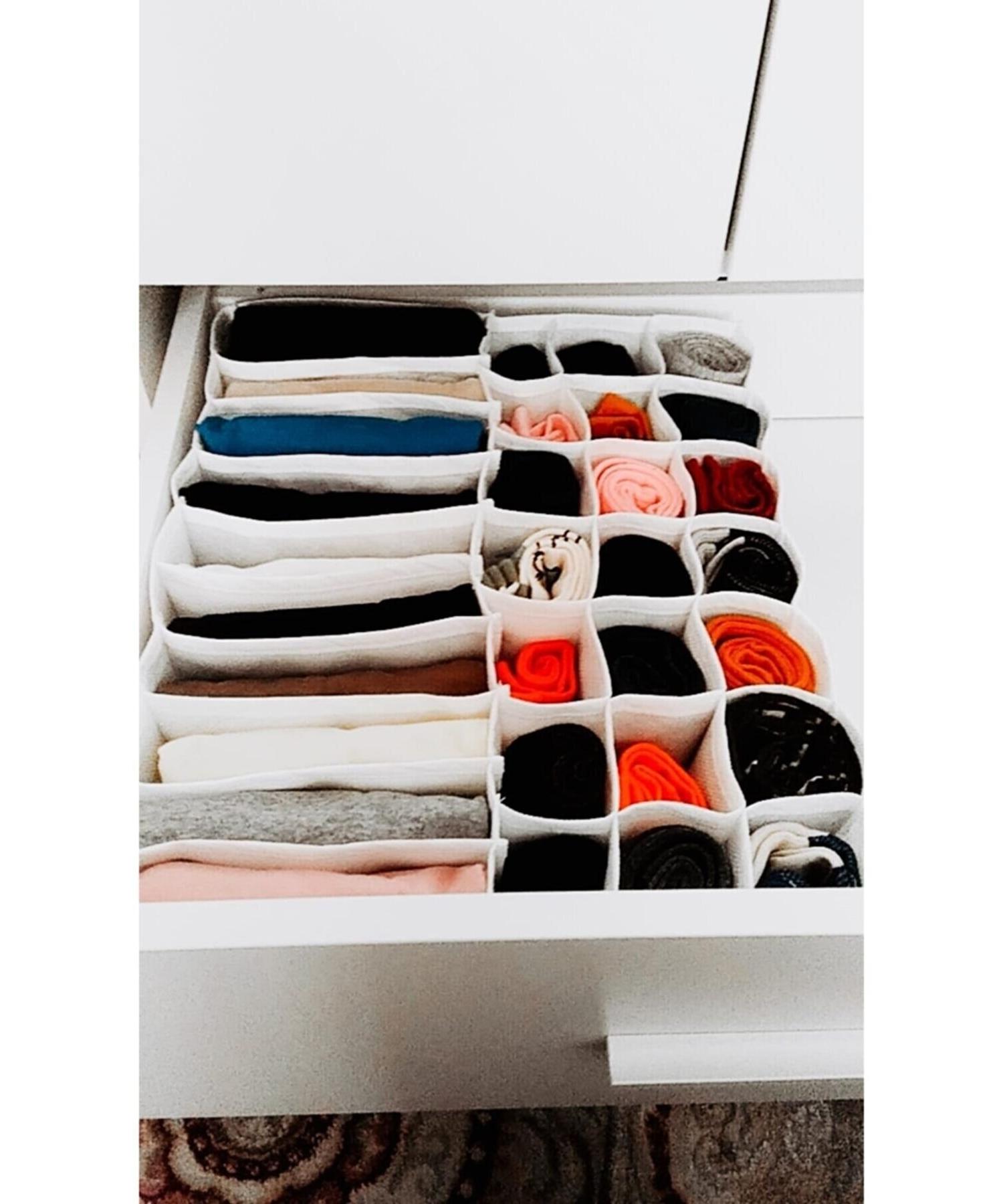 

2 шт. — ящик с 31 отделением, сотовый органайзер и органайзер с карманами