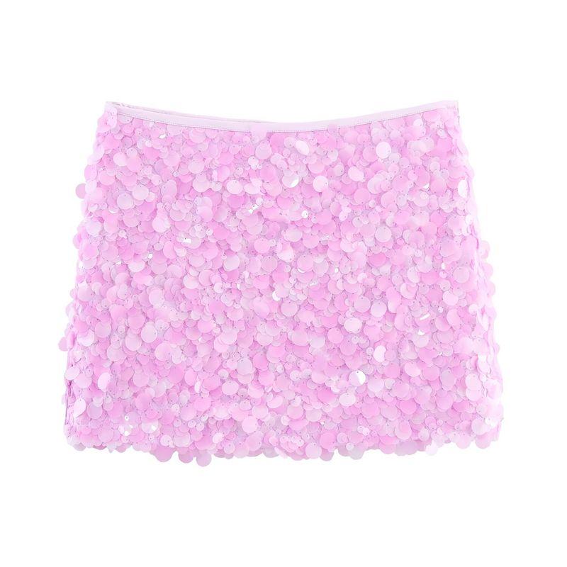 Araltay New Arrival Fashion Style Women's Clothing Fashion All-Match Minimalist Sexy Sequin Mini Skirt 3920221 645
