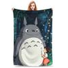 1PC Home Cutecore Room Decor My Neighbor Totoros Blanket Throw Blanket Novelty Warm Blanket All Season