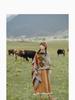 Ethnic Style Imitation Cashmere Shawl: Versatile Travel-Friendly Warm Cloak, Scarf, Resort Cape Outerwear.