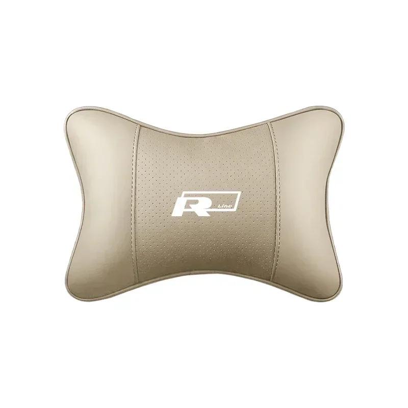1Pz Cuscino Poggiatesta per Auto Sedile Morbido per VW GTI Atlas Jetta Touareg Variant Golf Polo Taos Nivus Passat Tiguan Ar