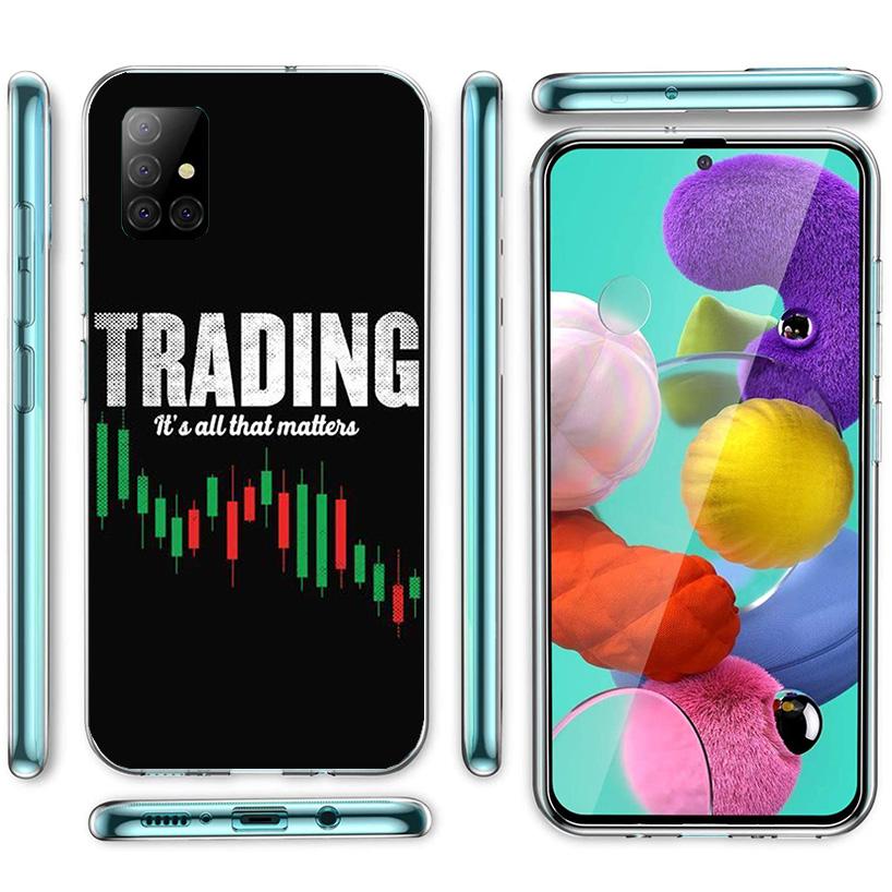 Trade Investment Forex Stock Market Phone Case For Samsung Galaxy A52 A32 A22 A12 A51 A31 A50S A30S A20S A10S Note 20 Ultra 10 P