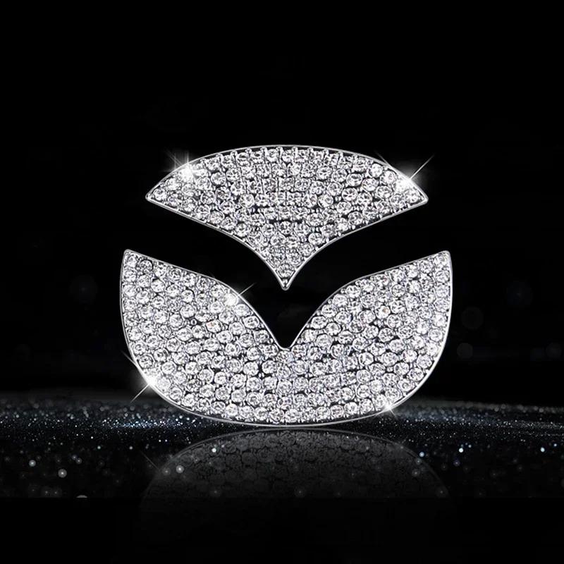 Autocolant Emblema Diamant Volan Mașină pentru Mazda 3 6 2 CX-3 CX-4 CX5 CX9 CX3 CX4 CX-5 CX-9 2015-2020 Accesorii Interioare
