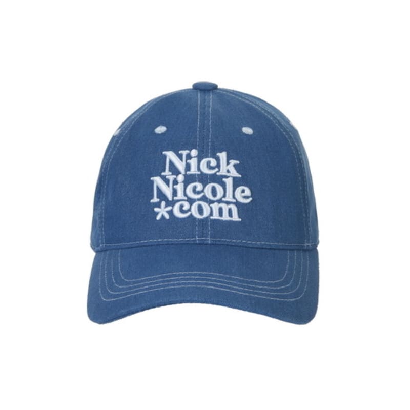 NICK&NICOLE NN DOTCOM SIGNATURE BALL cap_STITCH White