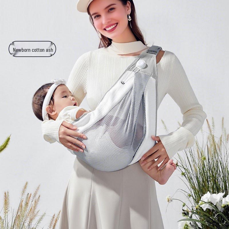 Multifunctional Front-Facing Baby Carrier with Horizontal Hold and Waist Stool for Newborns