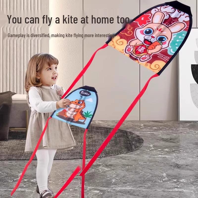 Dinosaur Handheld Portable Elastic Band Launch Kite for Kids with Free Shipping