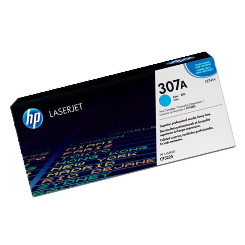 HP CE741A 307A Original Cyan Toner Cartridge