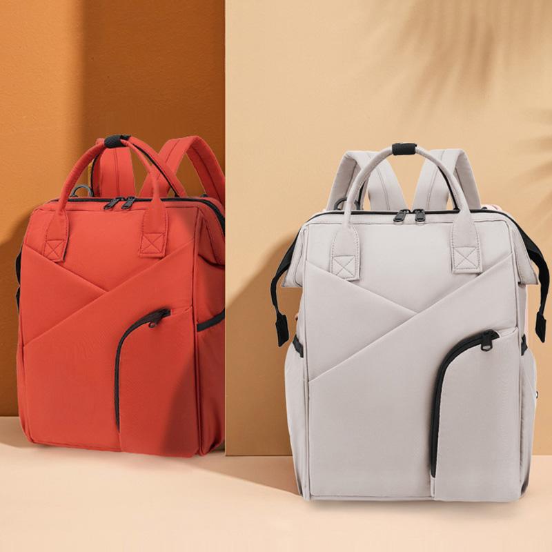 1pc Portable Mummy Bag Multifunctional Large Capacity Maternal Baby Supplies Storage Bag Baby Outdoor Trip Mummy Backpack