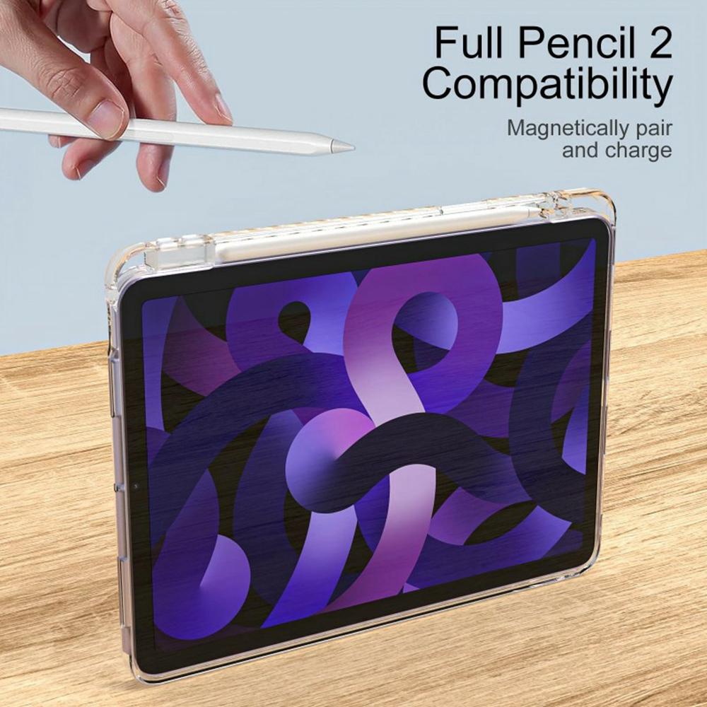 Pro iPad Air 11 (2025)/(2024) Ochrana rohů pouzdra Průhledný akryl+TPU kryt na tablet