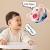 Electric Plush Jumping Pig Toy Repeats What You Say Toddlers Boys Girls Educational Talking Singing Musical Stuffed Pig Plushie Interactive Toy