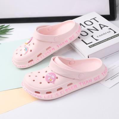 Sandales roses pour femmes, jolies sandales d'été, sabots pour femmes, sandales plates confortables, chaussures de jardin, pantoufles à enfiler, offre spéciale 2024