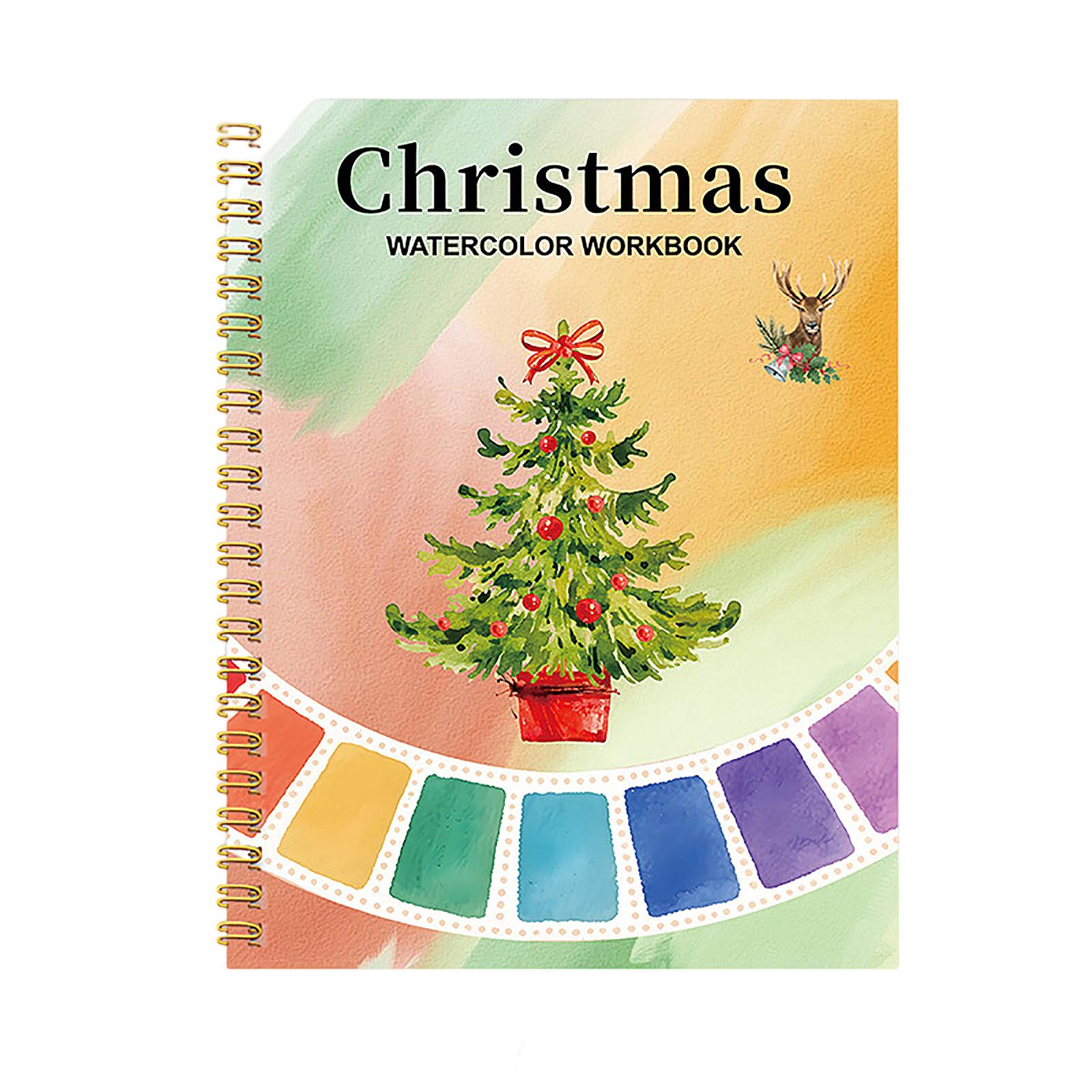 

Книга для раскрашивания акварелью, блок для практики акварелью для начинающих и художников One Size