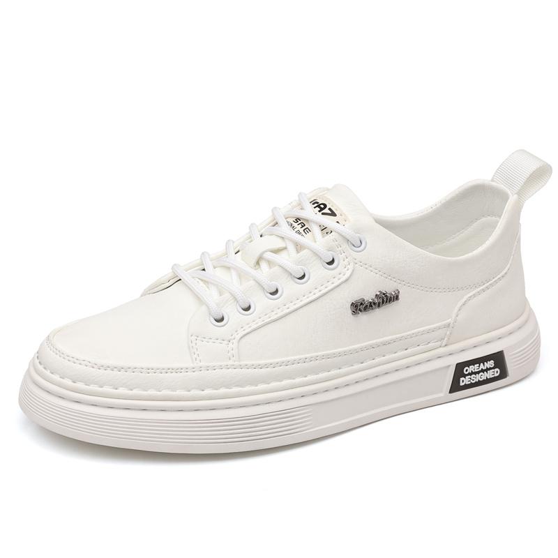 

Модные мужские повседневные кожаные туфли нового дизайна, модные оксфорды на шнуровке, мужские бизнес-кроссовки для отдыха и прогулок, удобная обувь для путешествий и ходьбы 44 белый