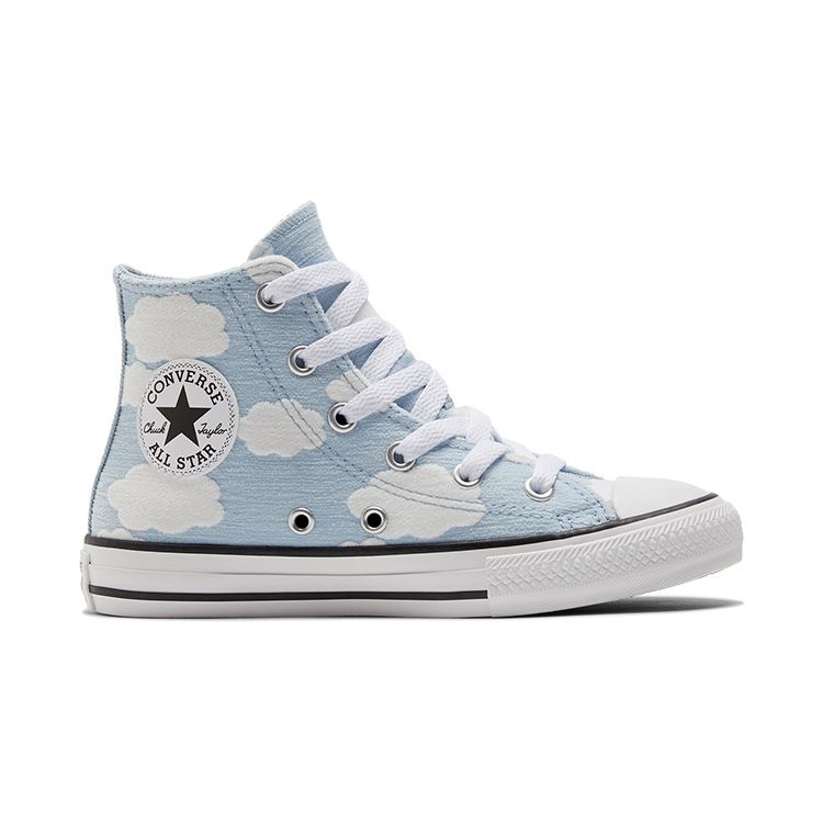 Converse Chuck Taylor All Star High Top Kids Canvas Shoes Kids Sneakers Blue A04342C