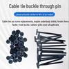 Universal Multifunctional Cable Tie and Push Pin Set for Car Interiors and Underbody