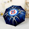Cruz Azul Football Crest Automatic Umbrella Sturdy 8-Rib Shaft Compact Design for Women/Men Elegant Women's Umbrella Perfect Gift for Friends & Family