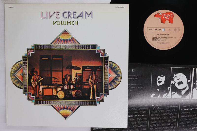 LP Record CREAM Live Cream Volume 2 MW2127 RSO 1975 Japan Rock Used